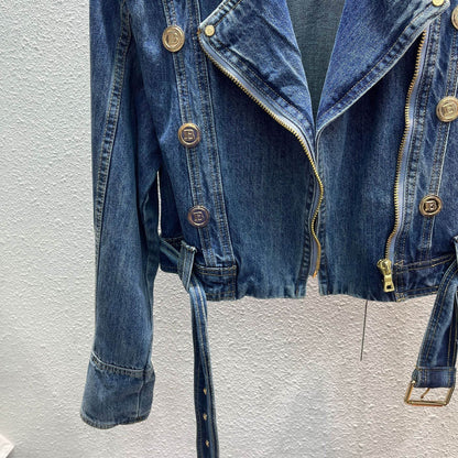 Popular Korean Style Denim Coat - Loose Fit Street Fashion Outerwear - Buy Center