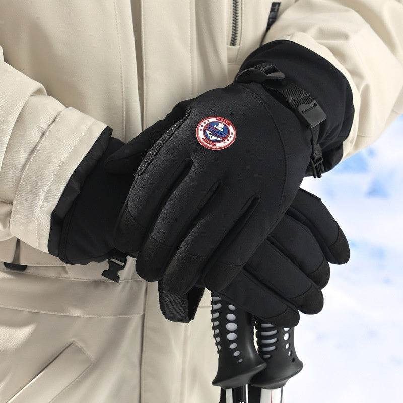 Men's Waterproof Skiing Gloves - Touch Screen & Windproof Design - Buy Center