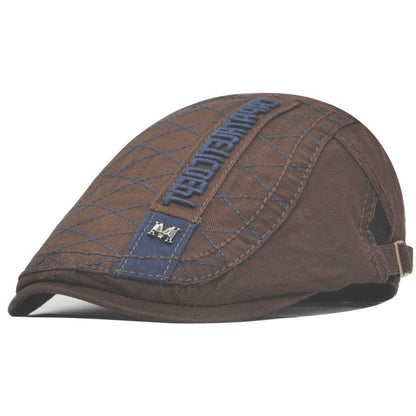 Men's Sun Protection Peaked Cap - Adjustable & Breathable Retro Style - Buy Center