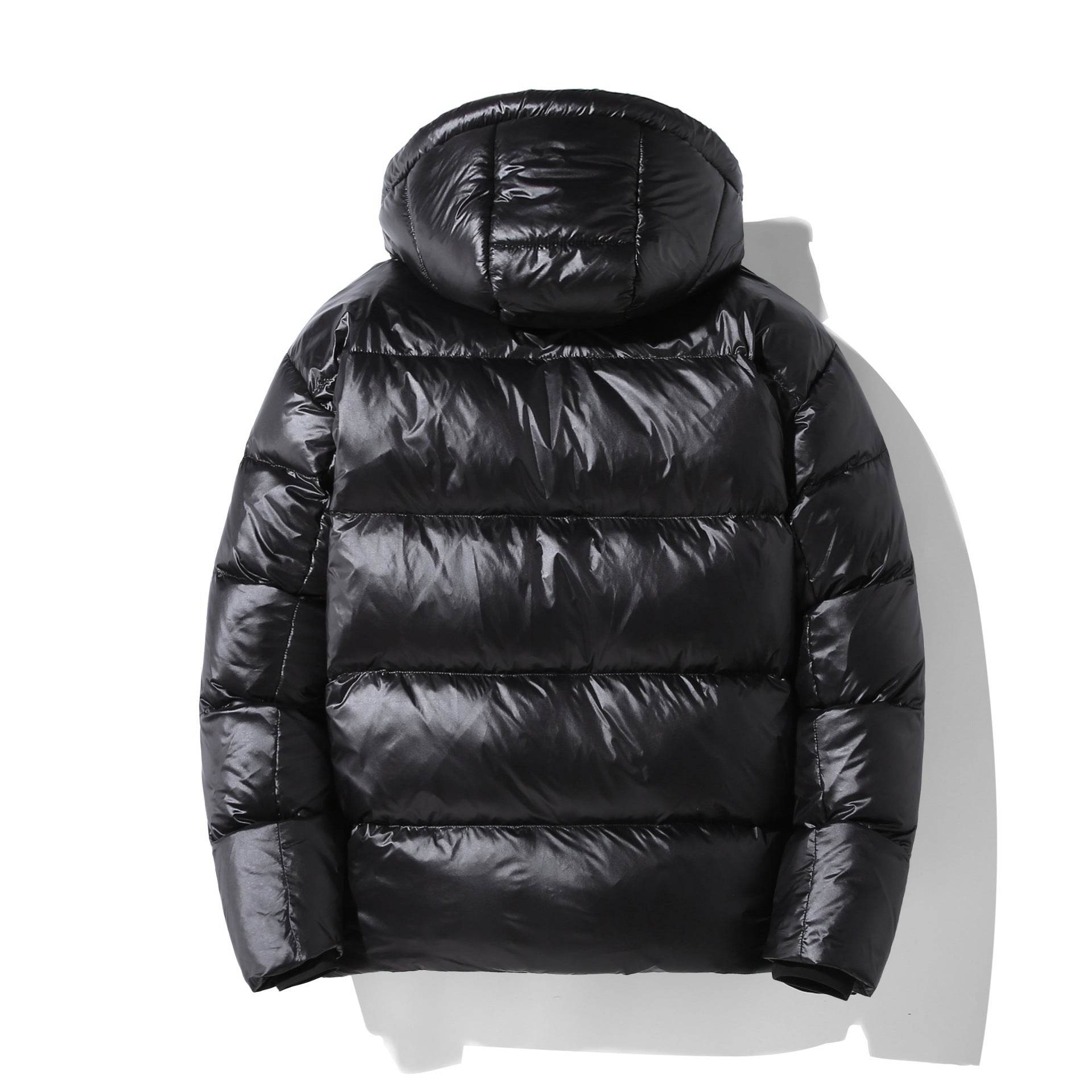 New Black Gold Plus-Sized Men's Jacket - Warm Padded Down Coat 2025 - Buy Center