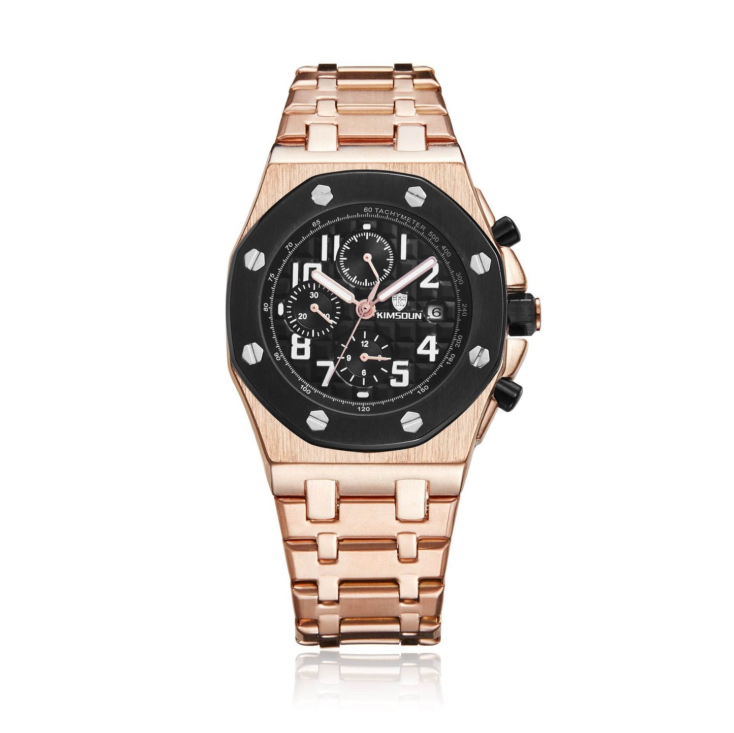Three-Eye Waterproof Mechanical Watch - Stylish Automatic Timepiece 2025 - Buy Center