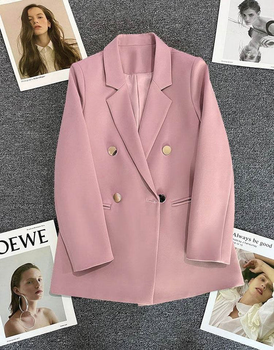 Women's Metal Buckle Suit Jacket - Stylish Commuting Perfect for 2025 - Buy Center