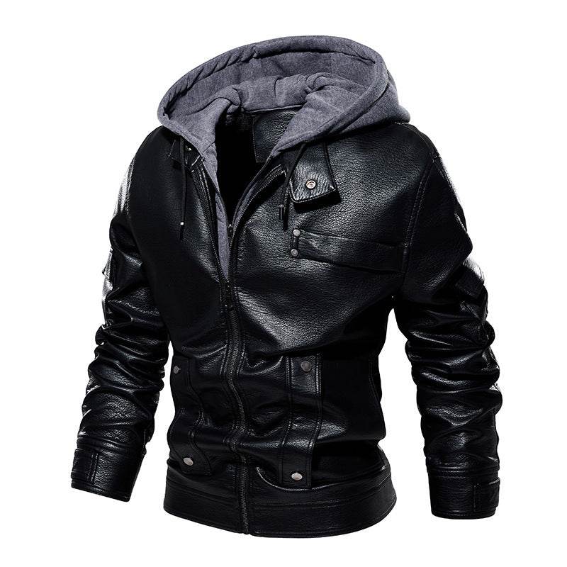 Men's Leather Coat - Fashionable & Warm for Winter 2025 Styles - Buy Center