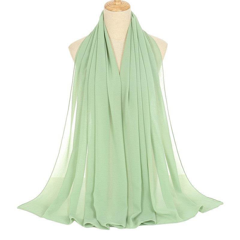 Pearl Chiffon Bubble Scarf - Women's Lightweight Summer Elegance - Buy Center