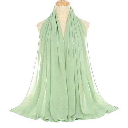 Pearl Chiffon Bubble Scarf - Women's Lightweight Summer Elegance - Buy Center