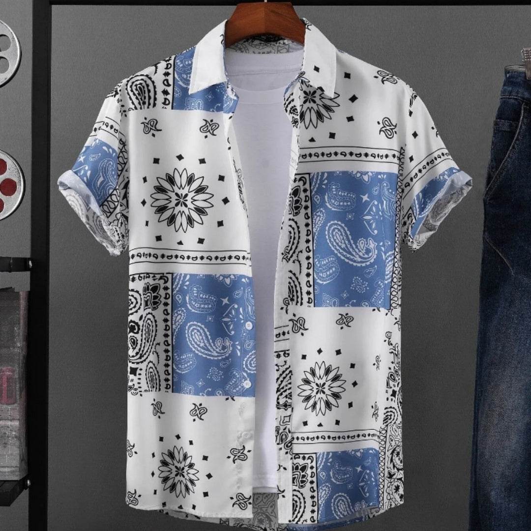 Men's Creative Hawaiian Shirt - 3D Striped Design for Stylish Comfort - Buy Center