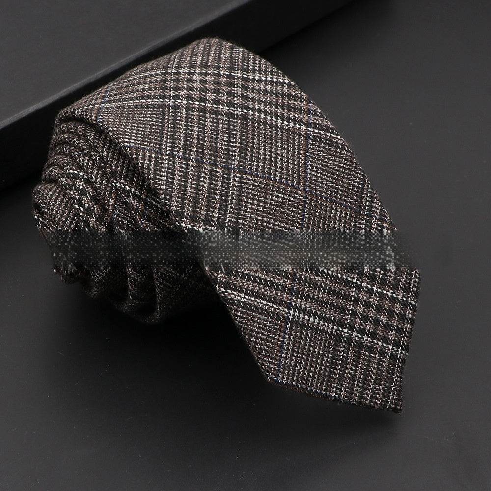 Korean Artificial Woolen Necktie for Men - Casual & Formal Accessory 2025 - Buy Center