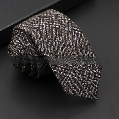 Korean Artificial Woolen Necktie for Men - Casual & Formal Accessory 2025 - Buy Center