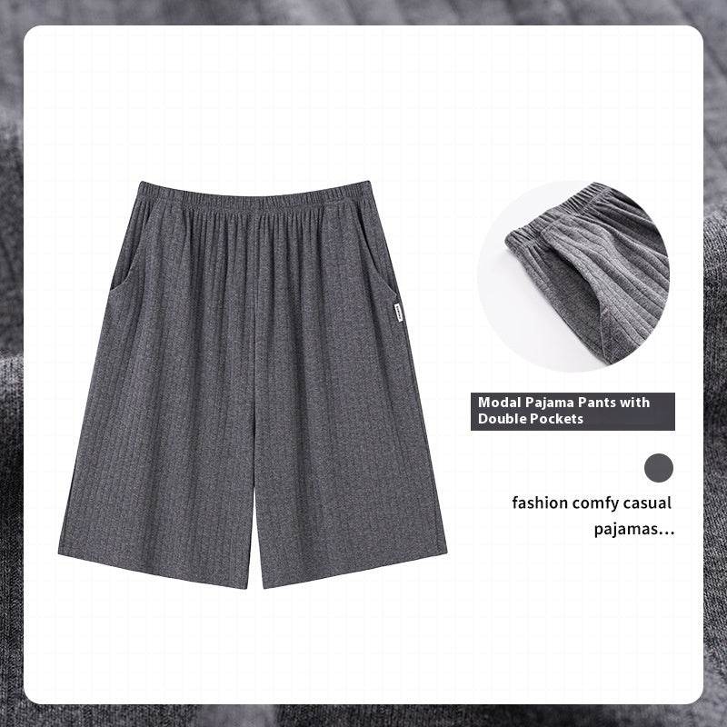 Men's Summer Modal Shorts - Stylish & Comfortable for Home & Outdoors - Buy Center