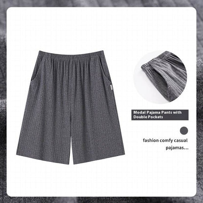 Men's Summer Modal Shorts - Stylish & Comfortable for Home & Outdoors - Buy Center