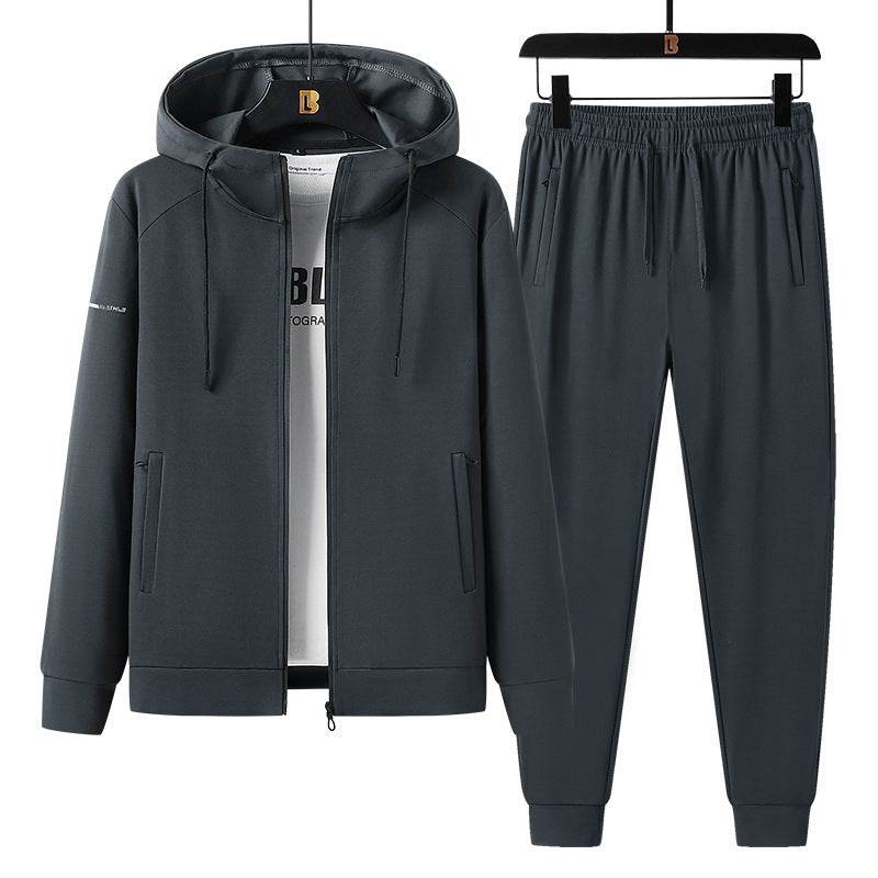Men's Sports Leisure Suit - Trendy Cotton Blend for Spring & Autumn - Buy Center