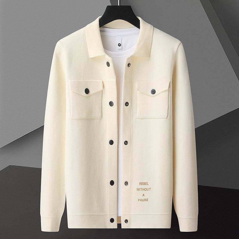 Men's Plus Size Chenille Cardigan Sweater - Stylish Bat Sleeve Coat - Buy Center