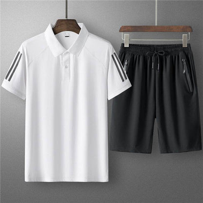 Men's Summer Ice Silk Casual Suit - Comfortable and Breathable Loungewear - Buy Center