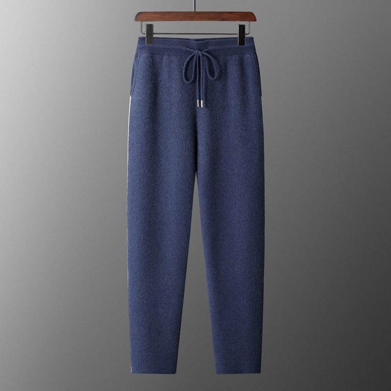 Cashmere Harem Pants for Men - Thickened Loose Fit in Assorted Colors - Buy Center