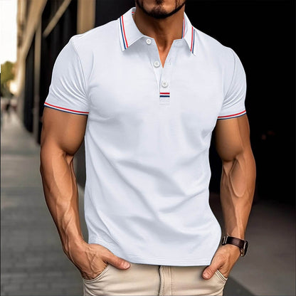 Buycenter Versatile Pull Button T-shirt - Loose Fit, Short Sleeve Options - Buy Center