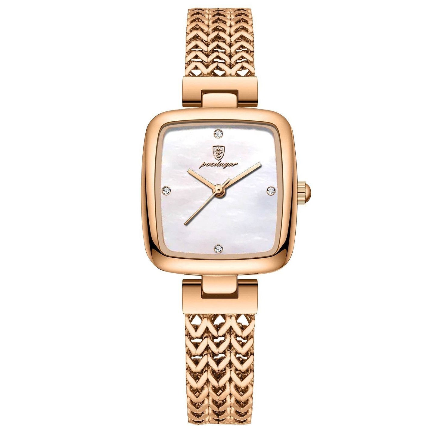 Buy Center Women's Waterproof Quartz Watch - Stylish Rose Gold & Silver - Buy Center