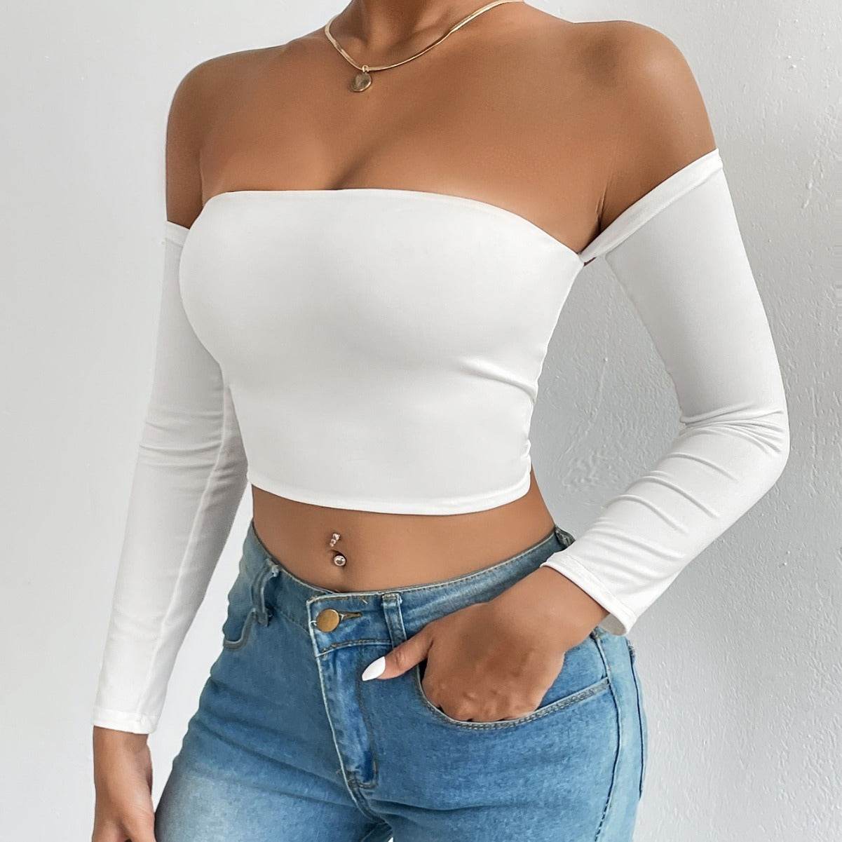 Buycenter European Camisole Blazer - Waist Trimming Slim Fit Top - Buy Center