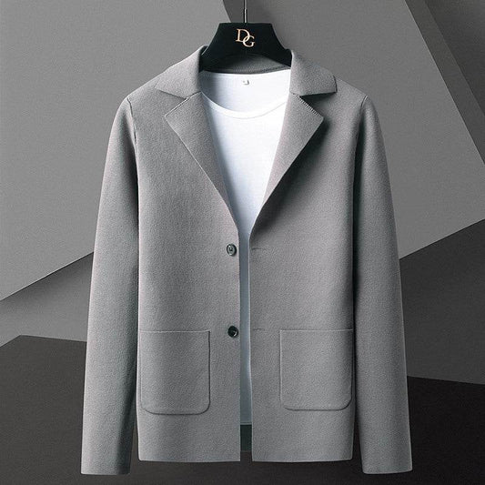 Buycenter Men's Slim Fit Knitted Cardigan - Stylish Long Sleeve Coat 2025 - Buy Center