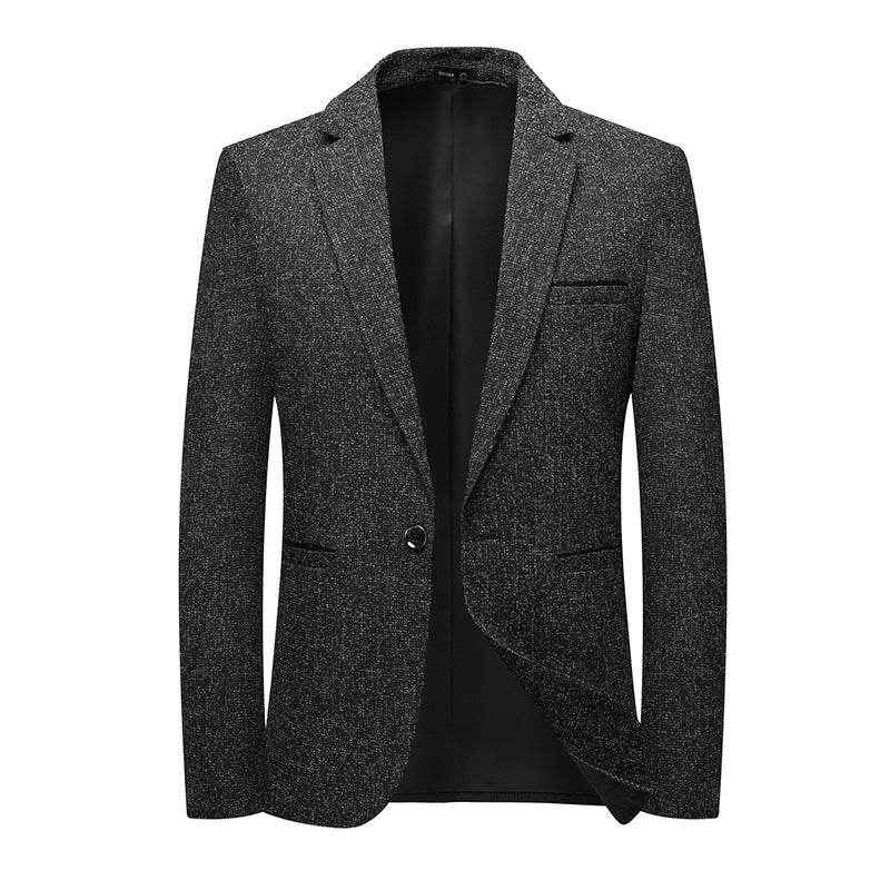 Korean Style Slim Fit Suit Coat for Small Business - Elegant Look