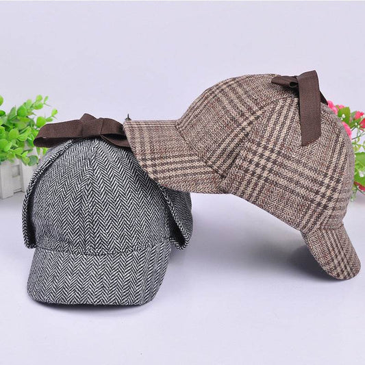Buycenter Vintage Plaid Baseball Caps - Double Brim for Men & Women - Buy Center