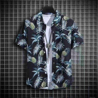 Men's Hawaiian Beach Pants & Shirt Suit - Quick-Dry Casual Set 2025