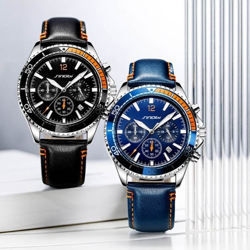 Men's Multi-Function Sport Chronograph Watch - Luminous & Water Resistant - Buy Center