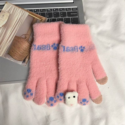 Fleece-Lined Women's Touch Screen Gloves - Cozy and Stylish Winter Accessory - Buy Center