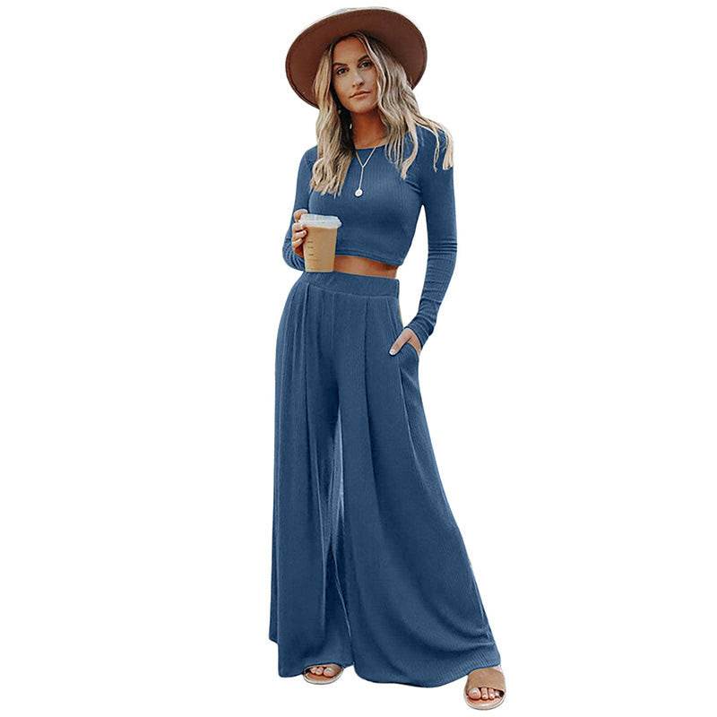 Buycenter Shiying Women's Casual Trousers Suit - Solid Colors, Japanese Style - Buy Center