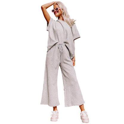 Buycenter Summer Casual Suit for Women - European Style Sportswear - Buy Center