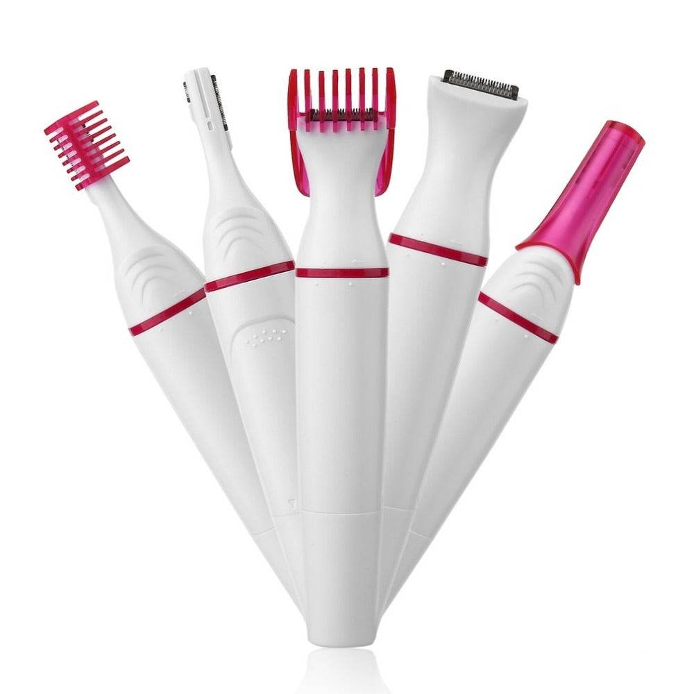5 in 1 Women Hair Removal Shaver - Painless Electric Razor, Portable Design - Buy Center