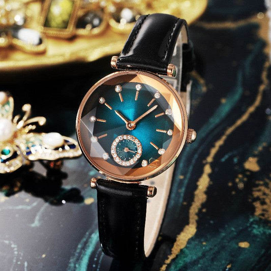 Buy Center Women's Fashion Diamond Belt Watch - Waterproof & Chic Design - Buy Center