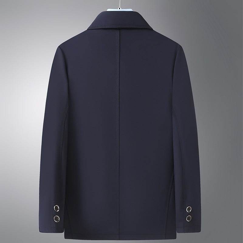 Plus Size Men's Jacket - Turn-Down Collar Coat for Modern Style 2025 - Buy Center