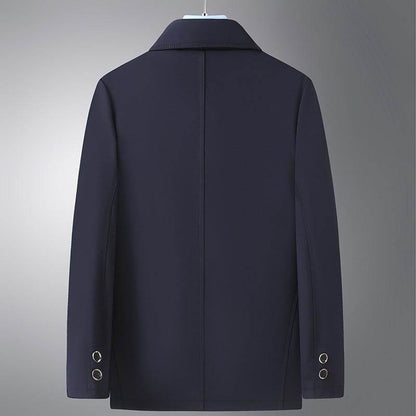 Plus Size Men's Jacket - Turn-Down Collar Coat for Modern Style 2025 - Buy Center