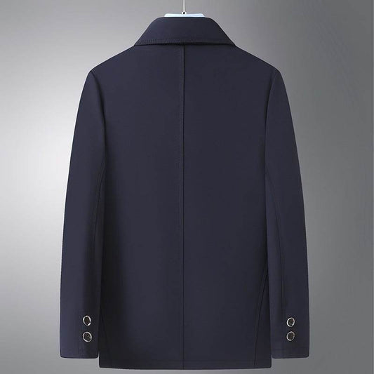 Plus Size Men's Jacket - Turn-Down Collar Coat for Modern Style 2025 - Buy Center