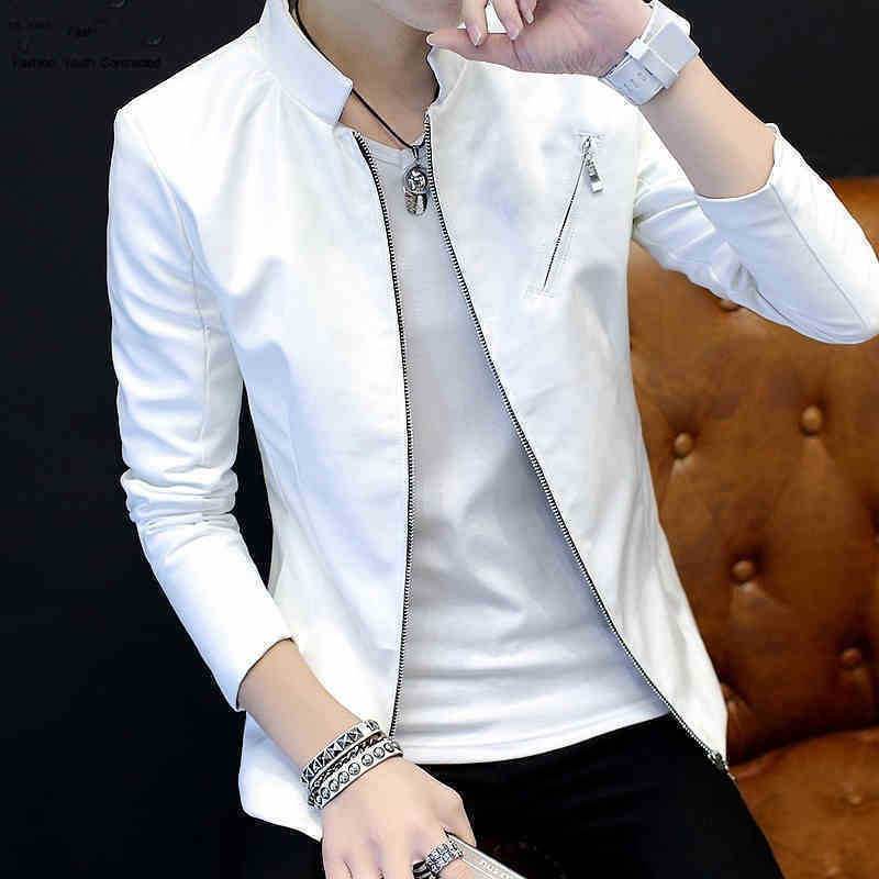 Trendy Youth Genuine Leather Jacket - Stand Collar, Fleece Option Available - Buy Center