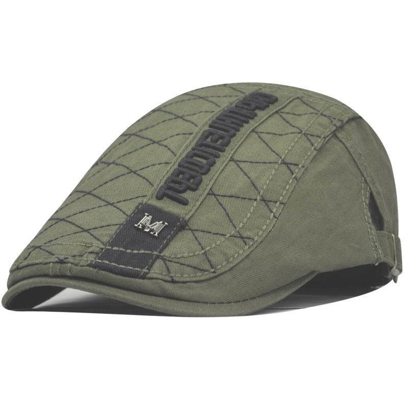 Men's Sun Protection Peaked Cap - Adjustable & Breathable Retro Style - Buy Center