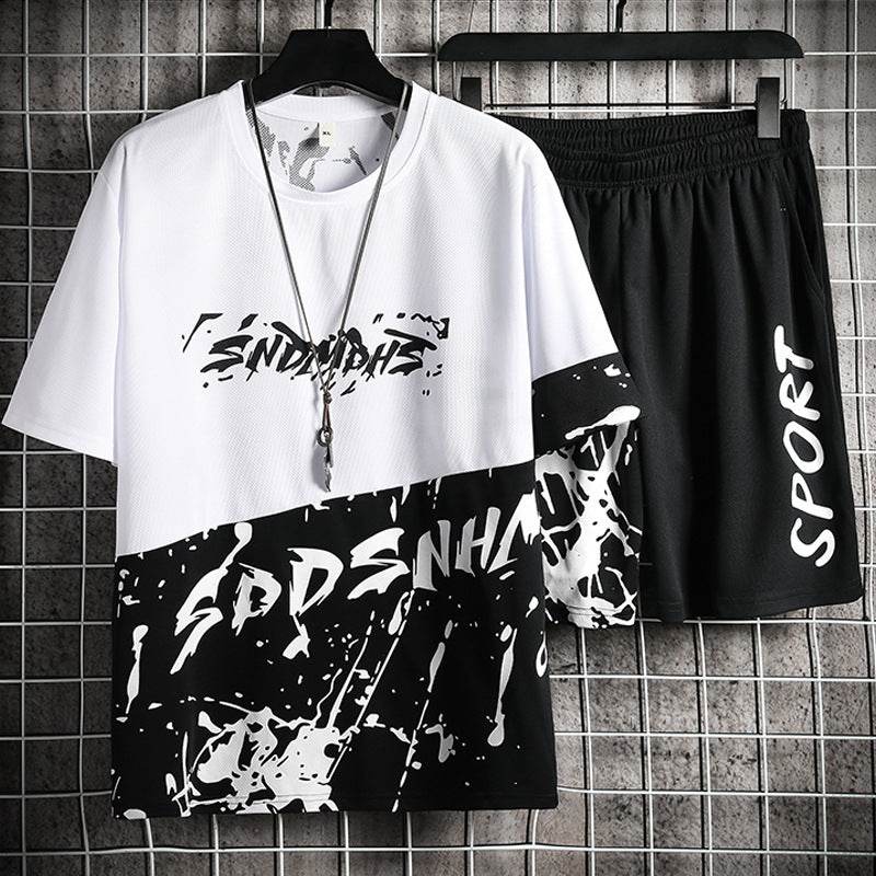 Youth 3D Printed Casual Set - Summer T-Shirt & Shorts for Kids - Buy Center