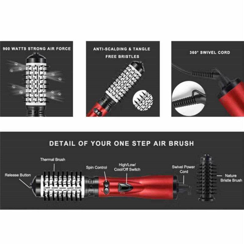 Three-in-One Hair Curler & Straightener - Cold Air Comb for Versatile Styles - Buy Center