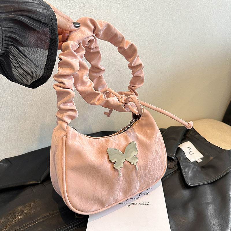 Buycenter Casual Crossbody Bag - Bow Design, Soft PU Material - Buy Center