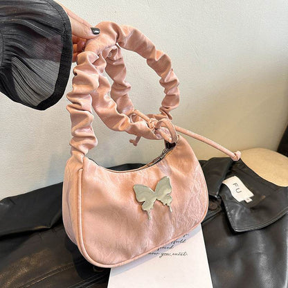 Buycenter Casual Crossbody Bag - Bow Design, Soft PU Material - Buy Center