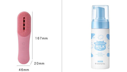 Beauty Into The Face Cleanser Set - Ultrasonic Vibration & Red Light Therapy - Buy Center