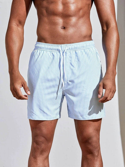 Buycenter Men's Digital Printing Casual Shorts - Sports Style, Elastic Fit - Buy Center