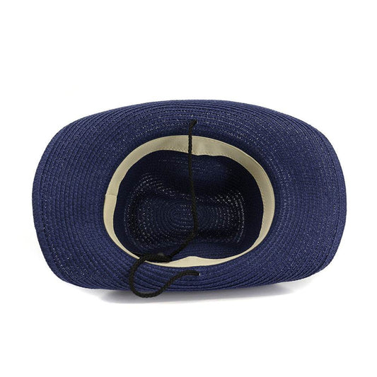 Buycenter Big Brim Cowboy Straw Hat - Stylish Outdoor Beach Accessory - Buy Center