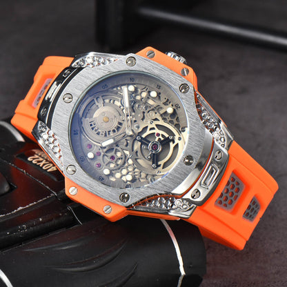 Buy Center Men's Quartz Tape Watch - Stylish Business Timepiece, 46mm Dial - Buy Center