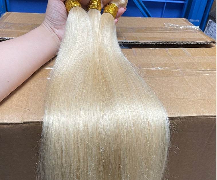 Bone Straight Human Hair Curtain - Customizable Lengths from 10 to 32 Inches - Buy Center