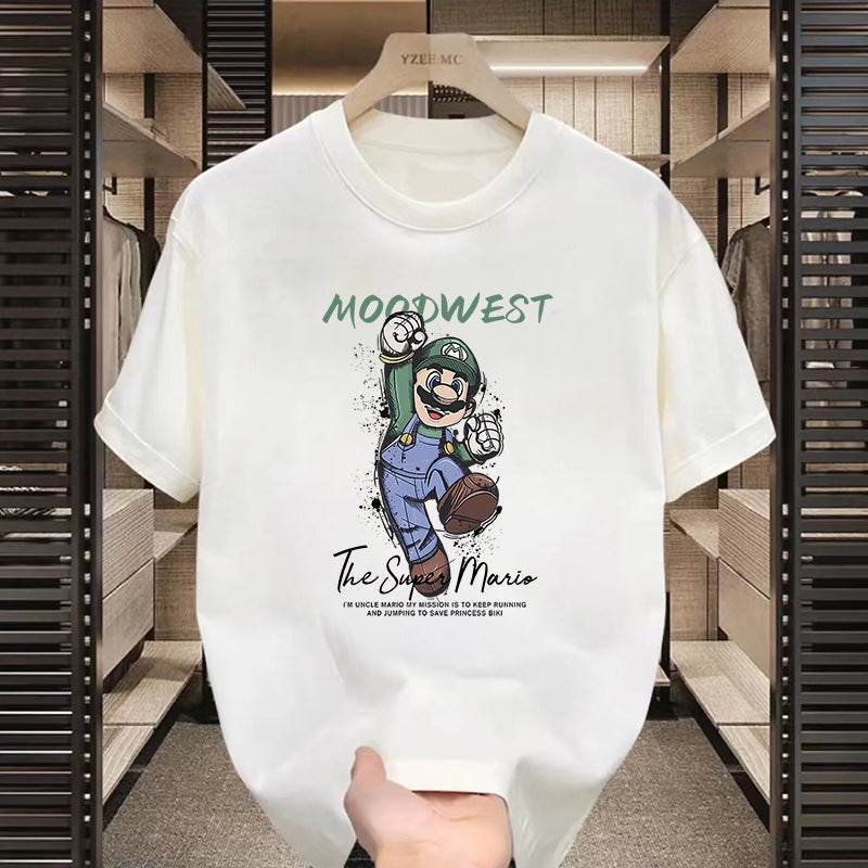 Buycenter High Street Printed Motorcycle T-Shirt - Short Sleeve for Casual Style - Buy Center