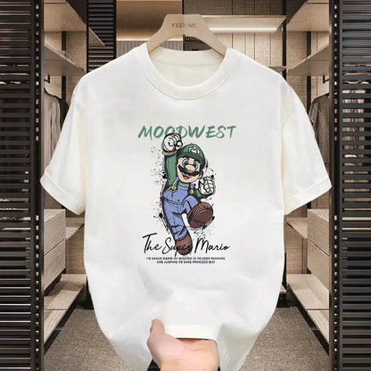 Buycenter High Street Printed Motorcycle T-Shirt - Short Sleeve for Casual Style - Buy Center