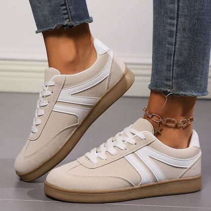 Casual Women's Lace-Up Round Toe Flats - Stylish Slip-On Shoes 2025 - Buy Center