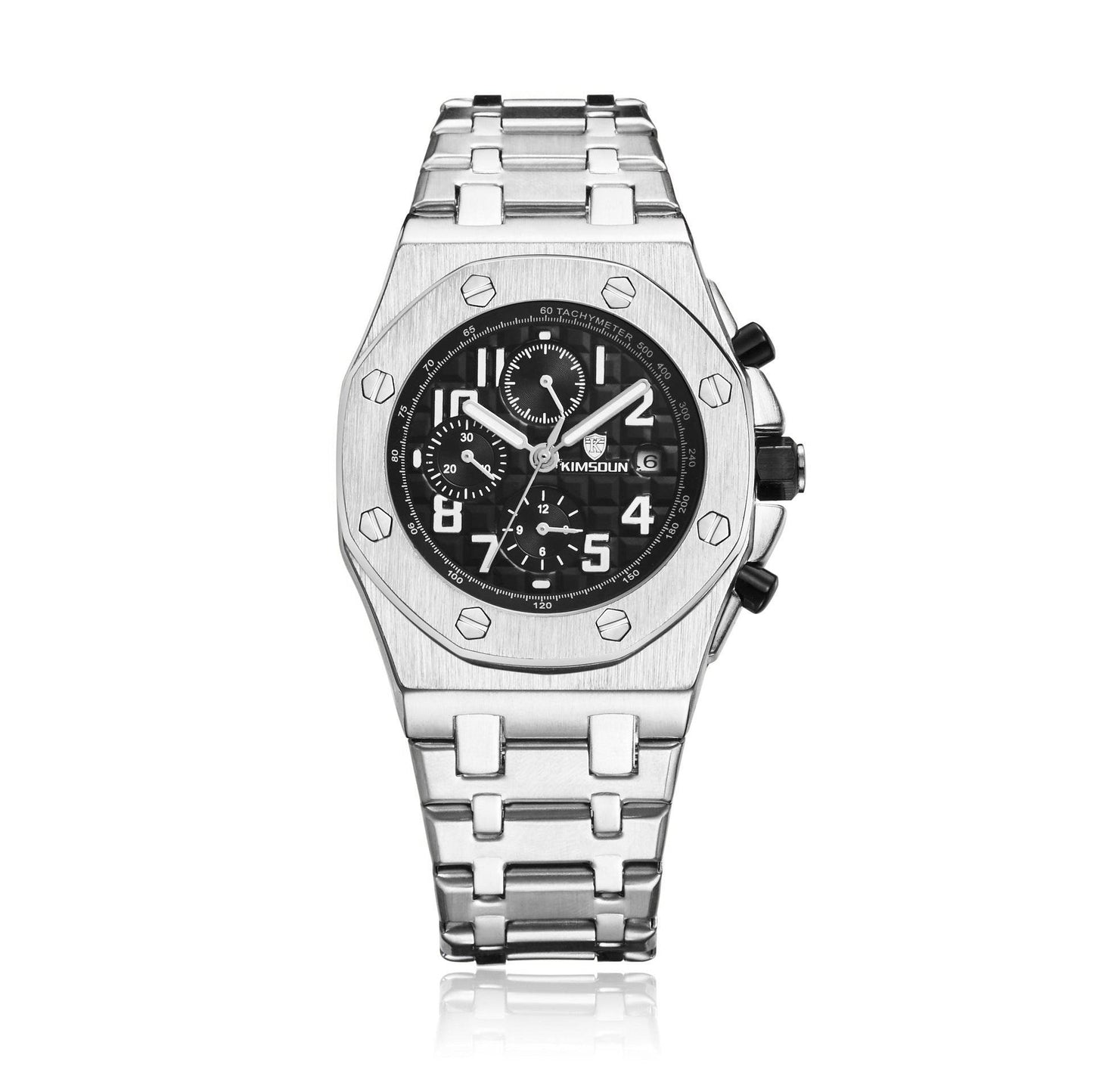 Three-Eye Waterproof Mechanical Watch - Stylish Automatic Timepiece 2025 - Buy Center