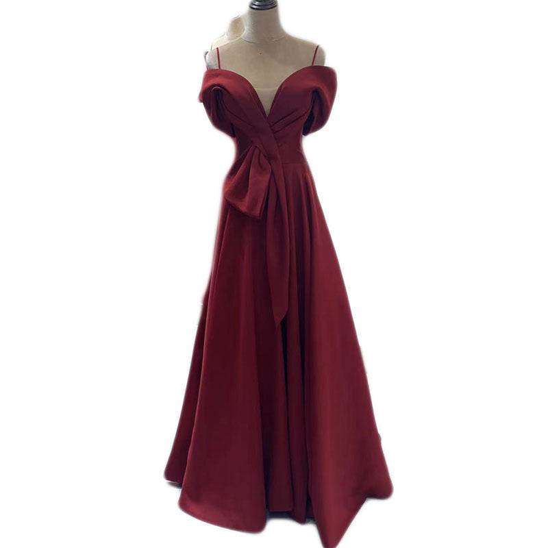 Buycenter Off-Shoulder Evening Dress - Stylish Engagement Dress for Women - Buy Center